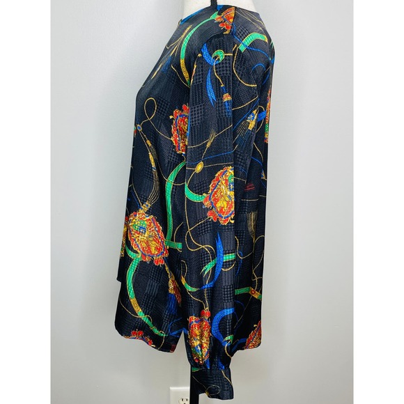 Vintage La Chine Classic by Galinda Wang Regency Blouse Womens 10 Classic Luxe - Picture 5 of 10